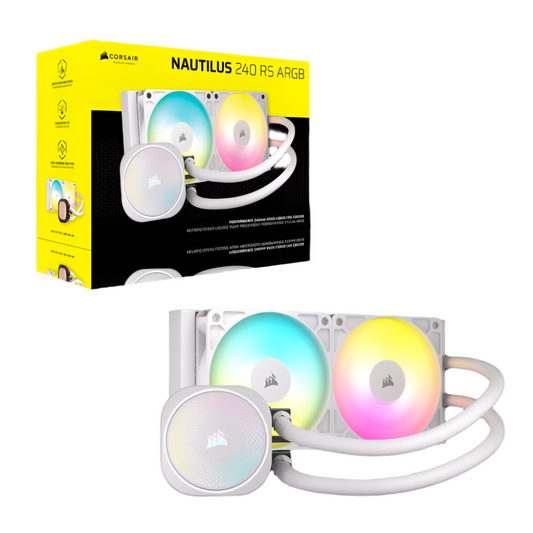 CORSAIR NAUTILUS 240 RS ARGB 240mm Liquid CPU Cooler ( White )
