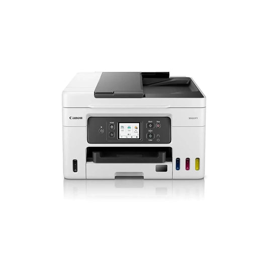 Canon MAXIFY GX4070 All in One WiFi Inktank Printer with FAX (Upto 6000 Mono Prints and 14000 Colour Prints) for Office, White