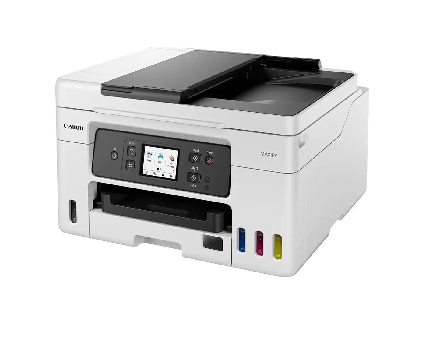 Canon MAXIFY GX4070 All in One WiFi Inktank Printer with FAX (Upto 6000 Mono Prints and 14000 Colour Prints) for Office, White