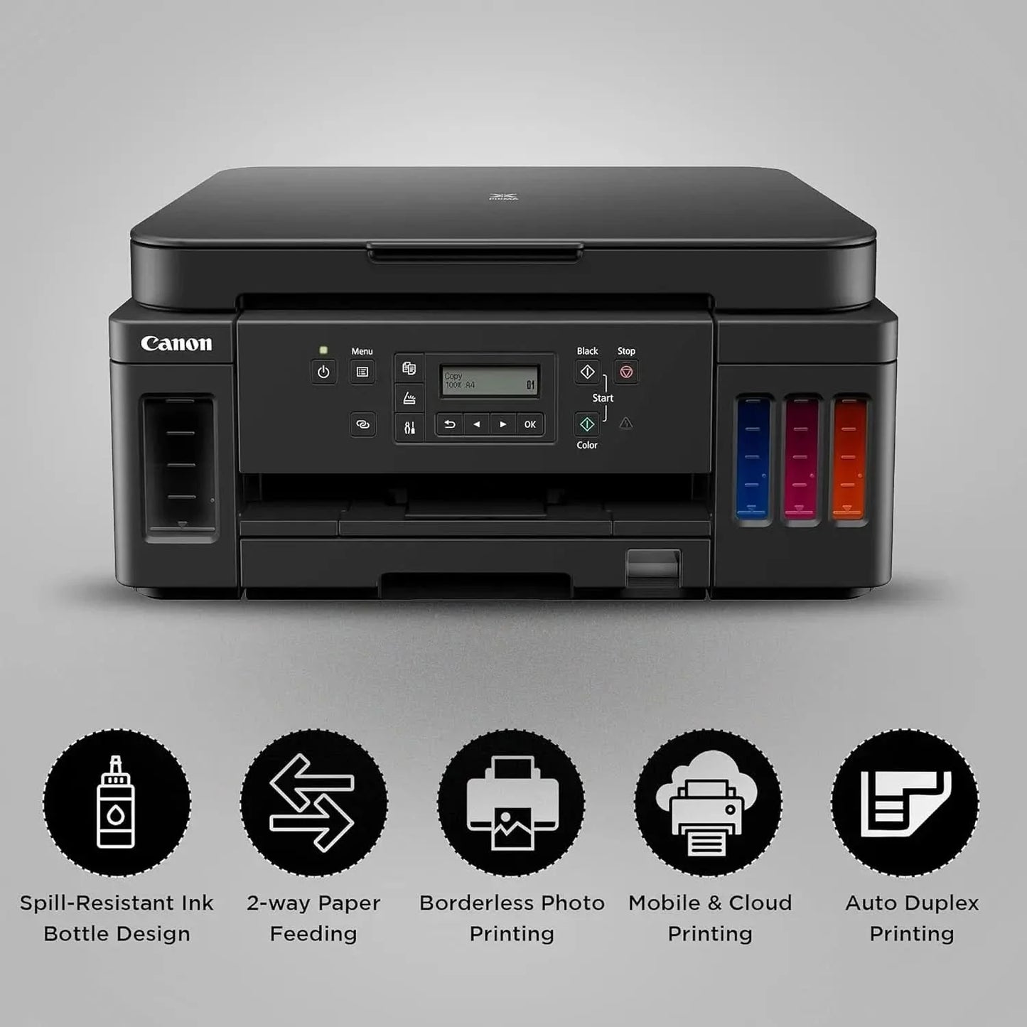 Canon PIXMA G6070 Megatank All-in-one Wi-Fi Colour Ink Tank Printer