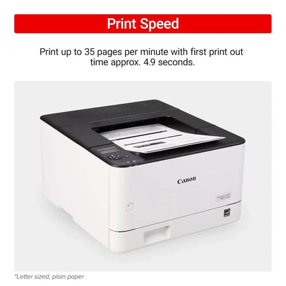 Canon imageCLASS LBP172dw Monochrome Duplex, Wireless Laser Printer, Single Function, Home Office, Mobile Ready White