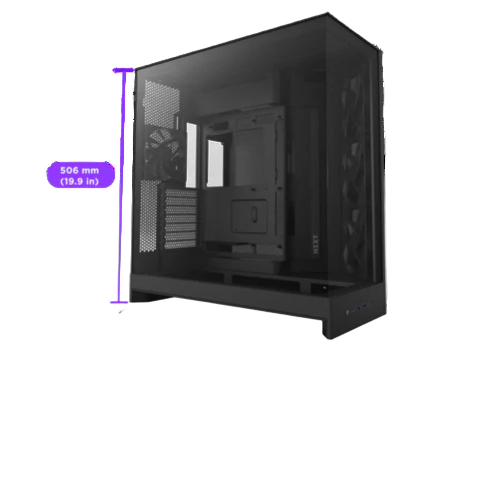NZXT H9 Flow 2025 Edition EATX Mid Tower Cabinet (Black)
