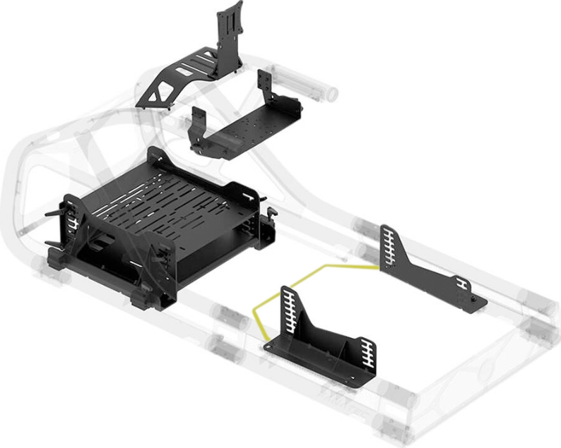 ClubSport GT Cockpit Full Set Bundle (Cockpit Box1, Box2 and Seat only) -BLACK
