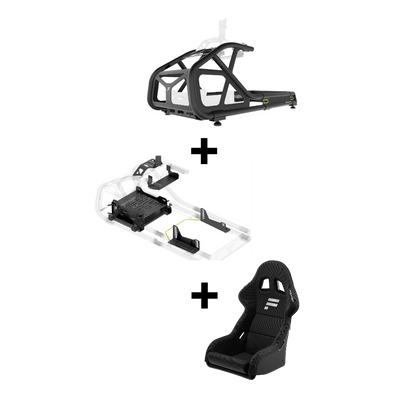 ClubSport GT Cockpit Full Set Bundle (Cockpit Box1, Box2 and Seat only) -BLACK