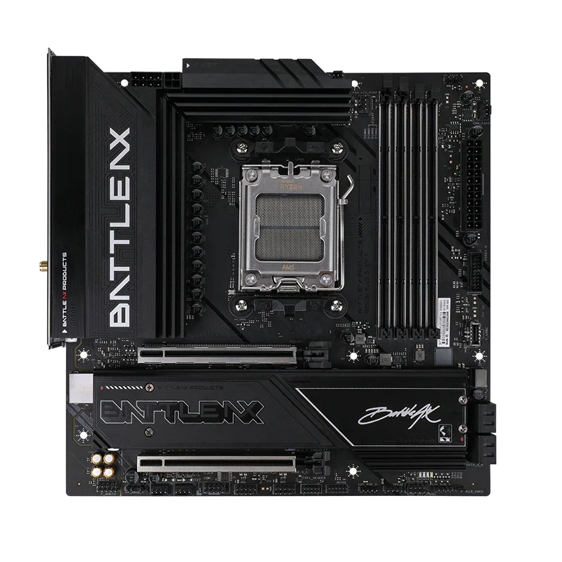 Colorful BATTLE-AX B850M-PLUS S WIFI7 V14 AMD B850 M-ATX Motherboard (Black)