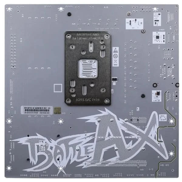 Colorful BATTLE AX B650M WHITE WIFI V15 WiFi-6 AMD B650 AM5 DDR5 MicroATX Motherboard (White)