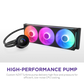 NZXT Kraken Plus 360 RGB 360mm CPU Liquid Cooler ( With LCD Display ) ( Black ) - Mehta Brothers Shop
