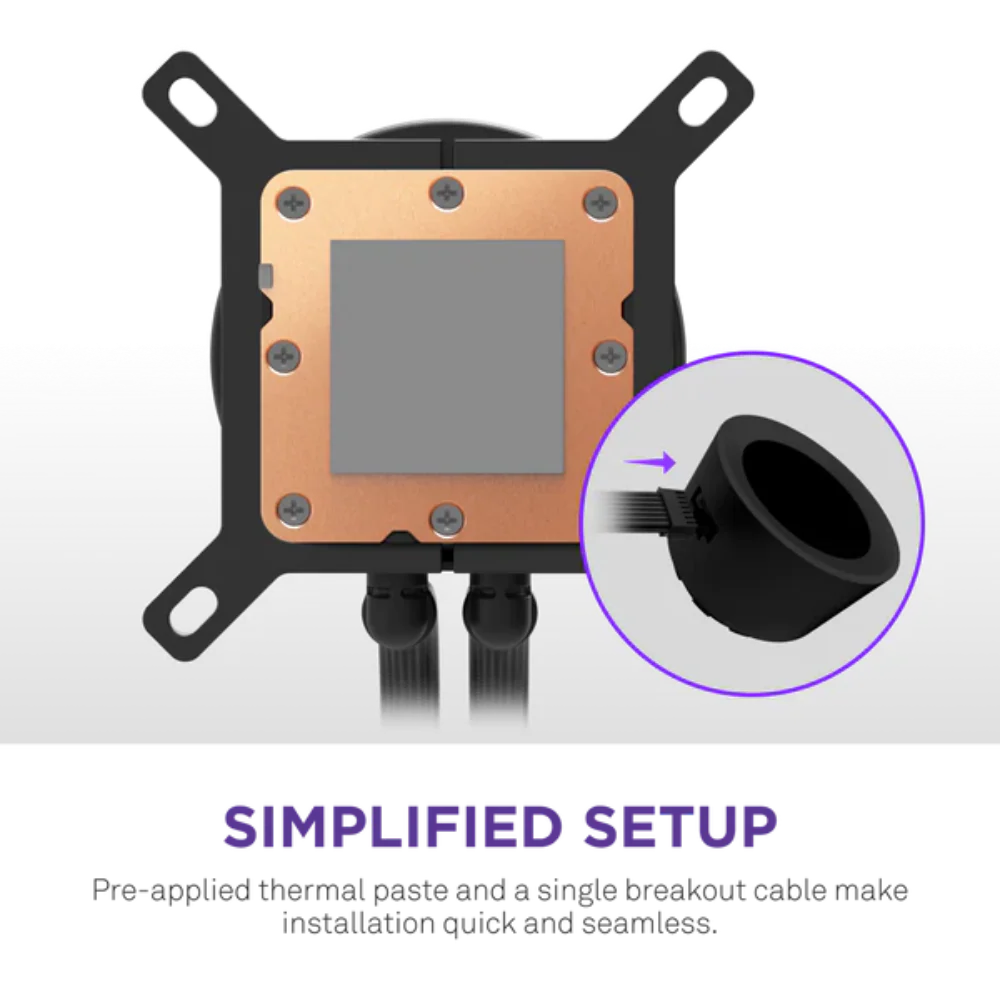 NZXT Kraken Plus 360 RGB 360mm CPU Liquid Cooler ( With LCD Display ) ( Black ) - Mehta Brothers Shop