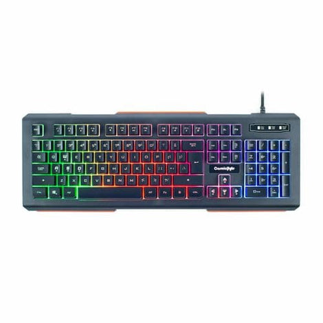 COSMIC BYTE CB-GK-02 Corona Full Size Membrane Wired Gaming Keyboard ( Black )