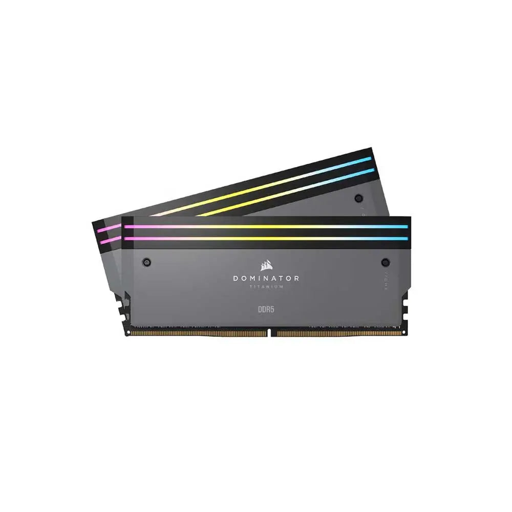 CORSAIR DOMINATOR Titanium RGB 96GB ( 48GB x 2 ) 6000MHz DDR5 RAM ( Grey ) ( CL30 )