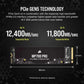 CORSAIR CSSD-F2000GBMP700PNHMP700 PRO 2TB PCIE GEN5 X4 NVME 2.0 M.2 SSD