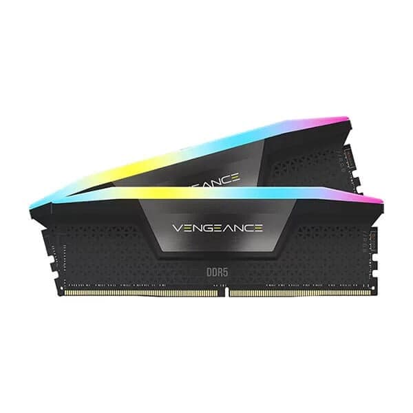 CORSAIR Vengeance RGB 64GB ( 32GB x 2 ) 6400MHz DDR5 RAM (Black) ( CL32 )