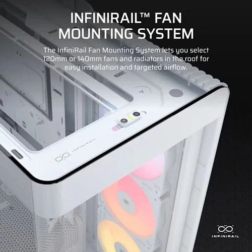 Corsair Chassis 4500X RS ARGB WHITE PC Case Without PSU - CC-9011315-WW