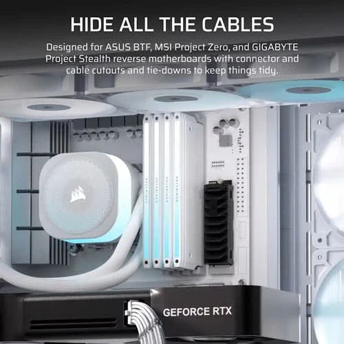 Corsair Chassis 4500X RS ARGB WHITE PC Case Without PSU - CC-9011315-WW