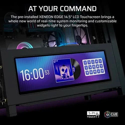 Corsair Chassis Frame 4000D LCD RS ARGB Premium Mid-Tower PC Case without PSU- CC-9011326-WW