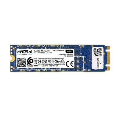 CRUCIAL MX500 500GB 3D M.2 SATA SATA 3 Solid State Drive (SSD)
