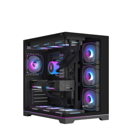 ANT ESPORTS Crystal X7 Pro Max ATX Mid Tower Cabinet ( Black )