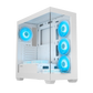 ANT ESPORTS CRYSTAL X7 ATX CABINET WHITE
