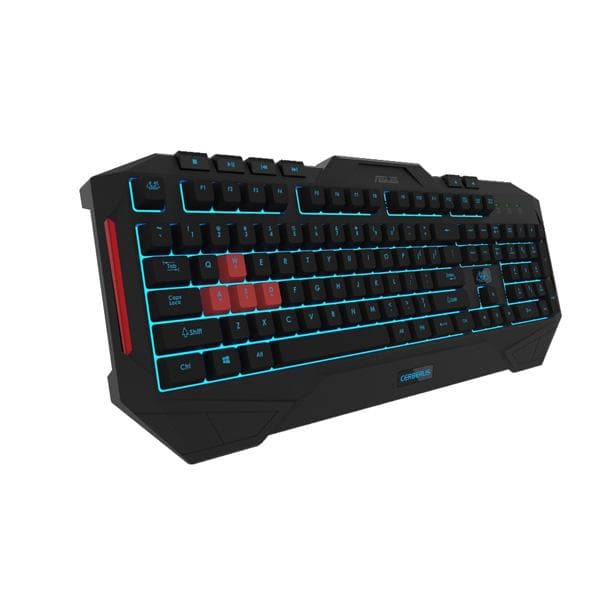 ASUS Cerberus MKII Full Size Membrane Wireless Gaming Keyboard ( Black )