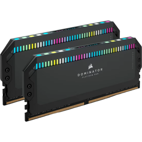 CORSAIR Dominator Platinum RGB 32GB ( 16GBx2 ) 6000MHz DDR5 RAM ( Black ) ( CL36 )