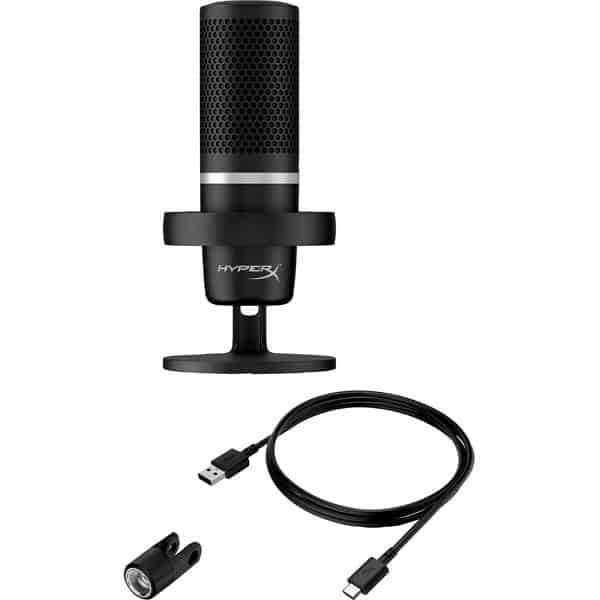HYPERX DuoCast RGB USB Condenser Microphone (Black)