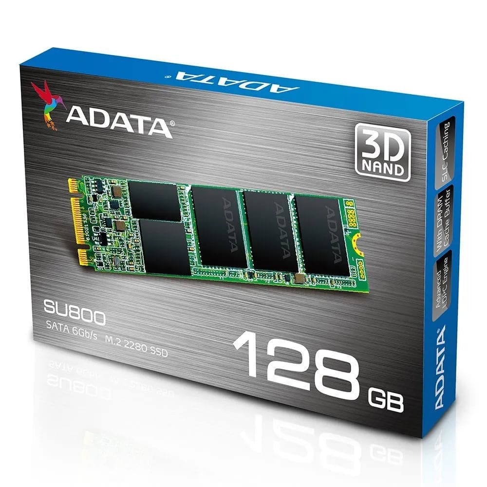 ADATA Ultimate SU800 128GB 2.5 SATA M.2 SATA3 Solid State Drive (SSD)