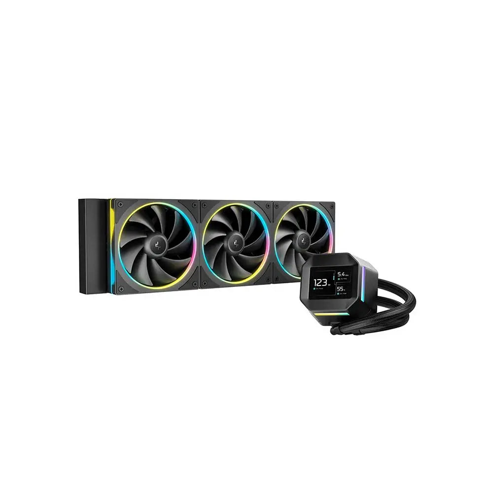 DEEPCOOL LM360 360mm ARGB CPU Liquid Cooler ( Black ) - Mehta Brothers Shop
