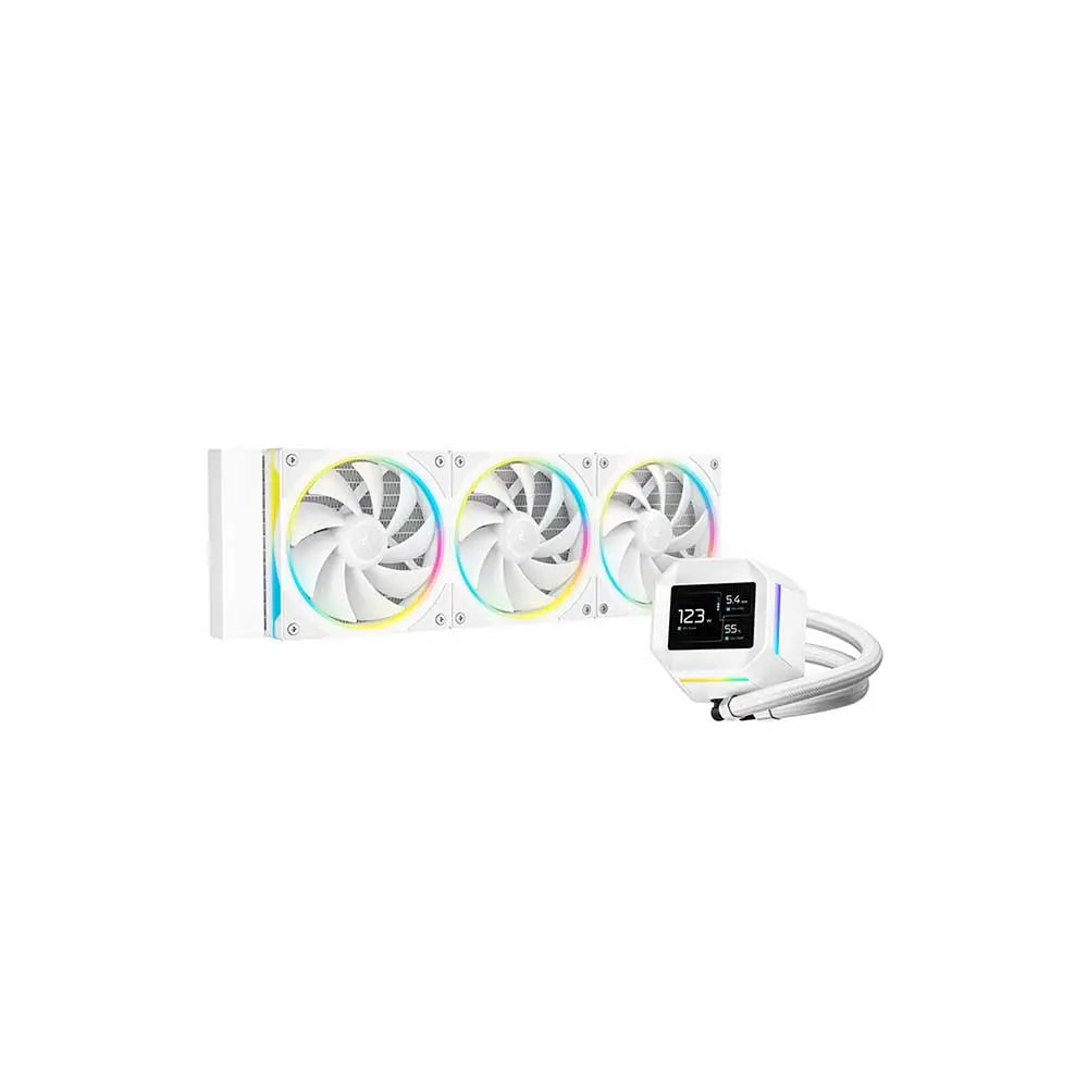 DEEPCOOL LM360 360mm ARGB CPU Liquid Cooler ( White ) - Mehta Brothers Shop
