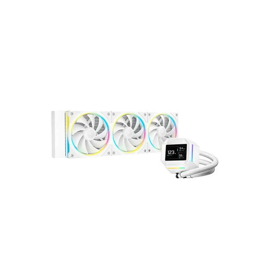 DEEPCOOL LM360 360mm ARGB CPU Liquid Cooler ( White ) - Mehta Brothers Shop