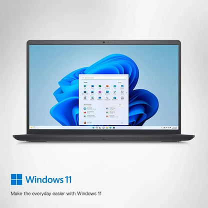 Dell 15 Thin & Light Laptop, AMD Ryzen R5-7520U Processor/ 8GB LPDDR5/ 512GB/ 15.6"(39.62cm) FHD 120Hz 250 nits Display/Windows 11 Black Color/ 1.63kg