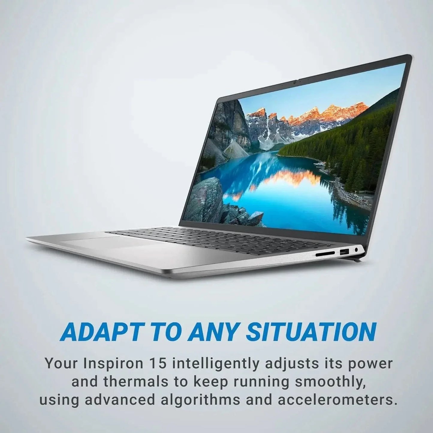 Dell 15, AMD Ryzen 5-7530U, 16GB RAM, 512GB SSD, FHD IPS, 15.6"/39.62cm, Windows 11, MSO 2024, Platinum Silver Laptop