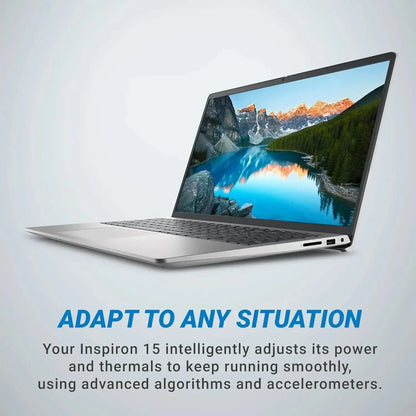 Dell 15, AMD Ryzen 5-7530U, 16GB RAM, 512GB SSD, FHD IPS, 15.6"/39.62cm, Windows 11, MSO 2024, Platinum Silver Laptop