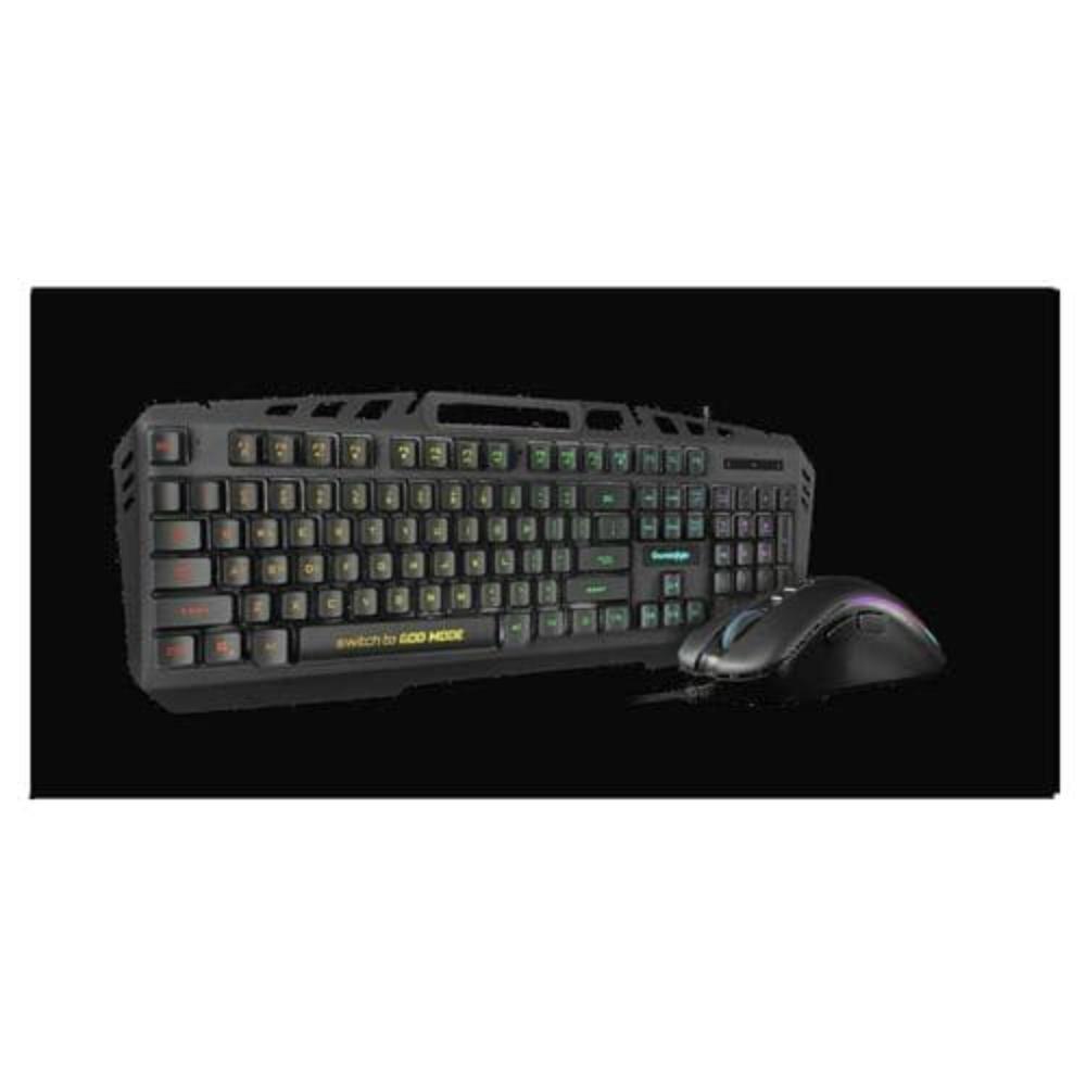 COSMIC BYTE Dragon Fly Full Size Membrane Wired Gaming Keyboard & Mouse Combo ( Black )