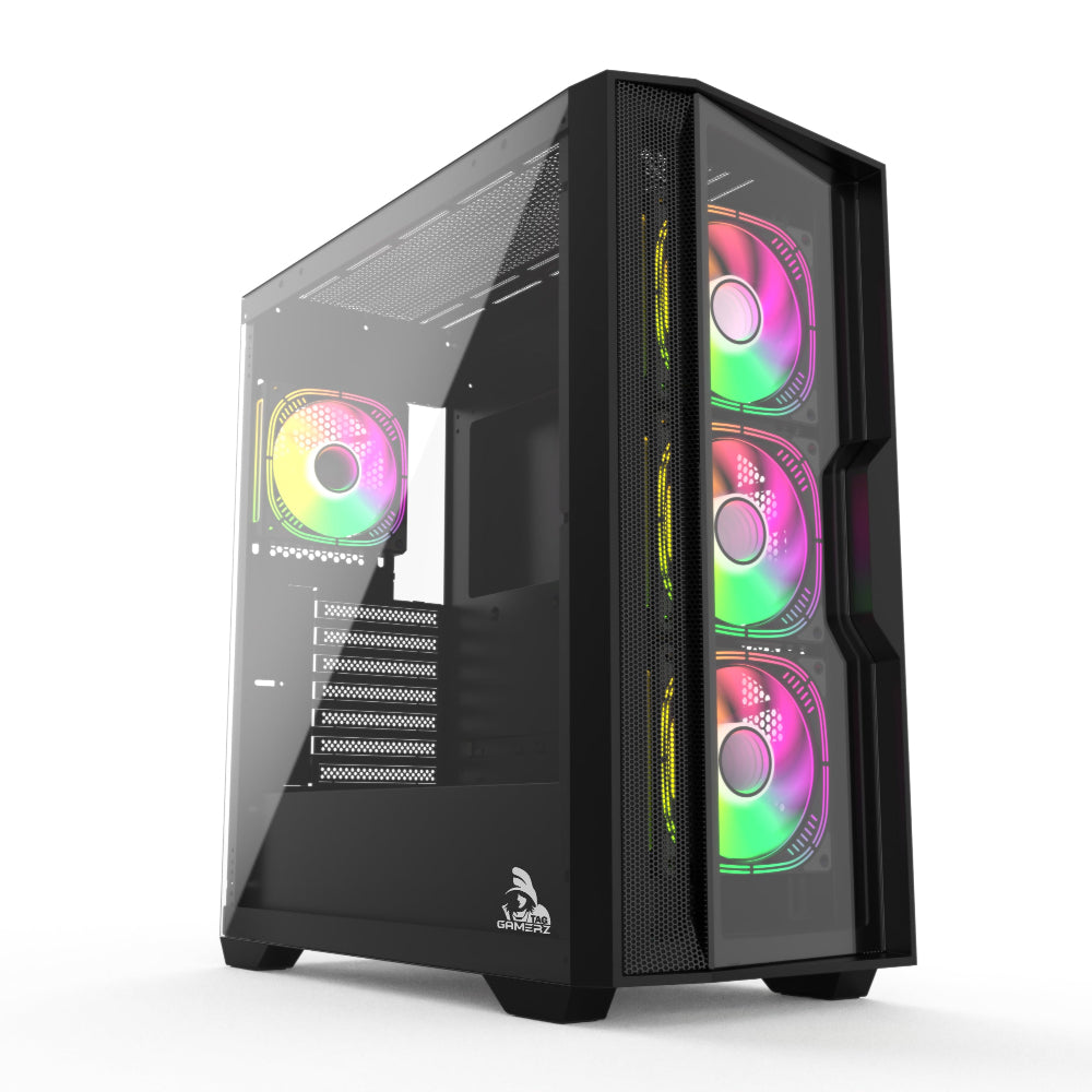 TAG Gamerz Andromeda RGB MATX Mid Tower Cabinet (Black)