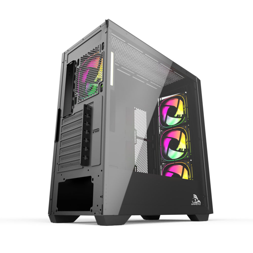 TAG Gamerz Andromeda RGB MATX Mid Tower Cabinet (Black)