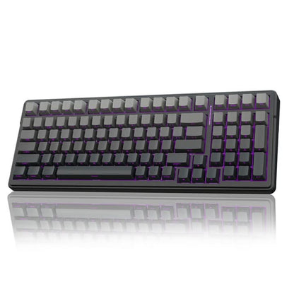 AULA F99 Pro 99 Keys Wired, 2.4G, Bluetooth Three Model Customized RGB Mechanical Gradient Grey Side Carving Keyboard