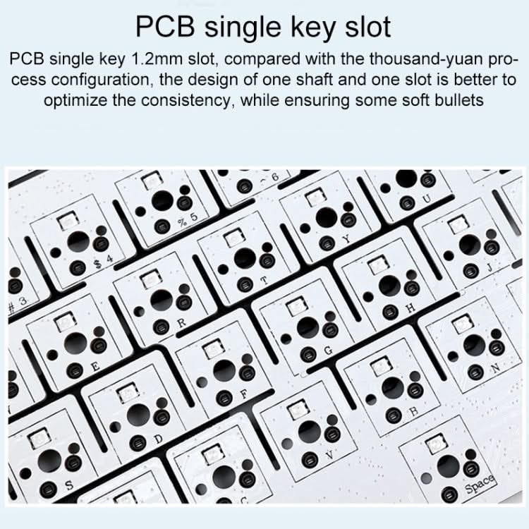 AULA F99 Pro 99 Keys Wired, 2.4G, Bluetooth Three Model Customized RGB Mechanical Gradient Grey Side Carving Keyboard