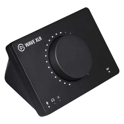 Elgato Wave XLR - Audio Mixer and 75 db Preamp for XLR Mic to USB-C, Control Interface with 48V Phantom Power, Tap-to-Mute, Digital Mixing Software for Streaming, Recording, Podcasting on Mac and PC