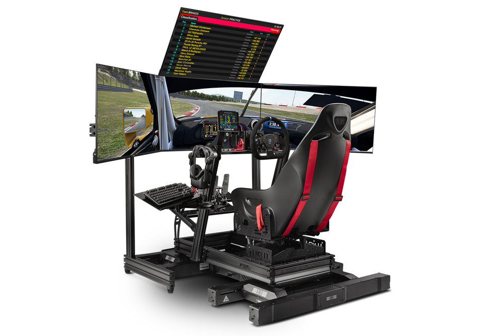 NEXT LEVEL RACING Elite Quad Monitor Stand Carbon Grey NLR-E008