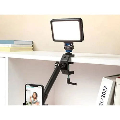 Elgato Heavy Clamp Professional Mount with Ball Head and 4x 1/4 inch holes, Ultra Secure and Durable, Mount on Desks, Shelves, Poles, perfect for Cameras, Lights, Flash
