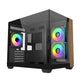 COOLER MASTER Elite 481 Wood ARGB MATX Mini Tower Cabinet ( Black )