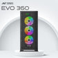 ANT ESPORTS EVO 360 MID TOWER BLACK CABINET