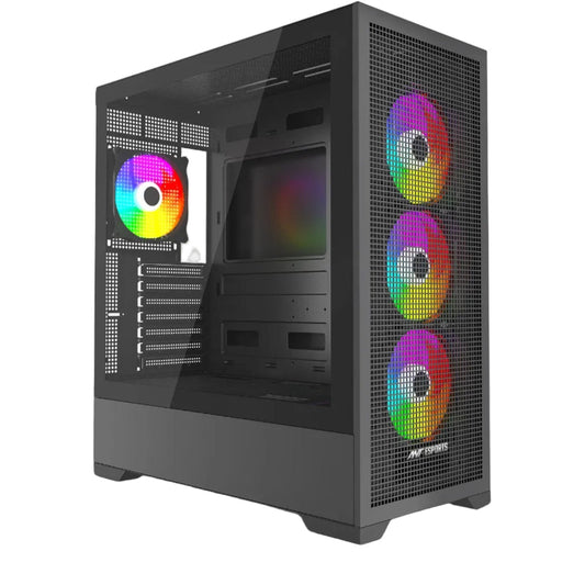 ANT ESPORTS EVO 360 ARGB EATX Mid Tower Cabinet ( Black )