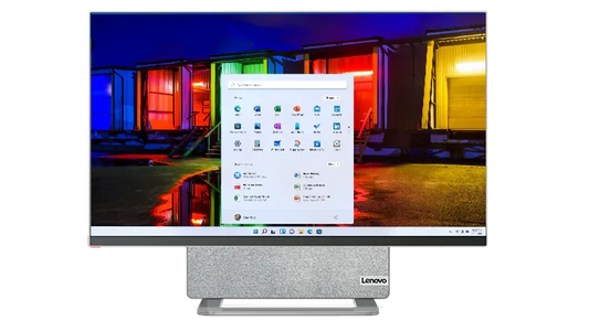 LENOVO YOGA AIO 7 27 4K UHD TOUCHSCREEN ALL-IN-ONE DESKTOP (AMD RYZEN 7 5800H/16GB/1TB SSD/WINDOWS 11/ HOME 64/OFFICE 2021/AMD RADEON RX6600M 8GB GDDR6), GREY