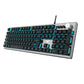 AULA F2028 Full Size RGB Wired Membrane Gaming Keyboard ( Black / Grey ) ( Membrane Switch ) (‎F2028)