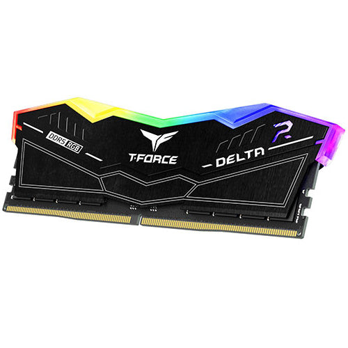 TEAMGROUP T-Force Delta RGB 32GB ( 32GB x 1 ) 5200MHz DDR5 Ram (Black) ( CL40 )