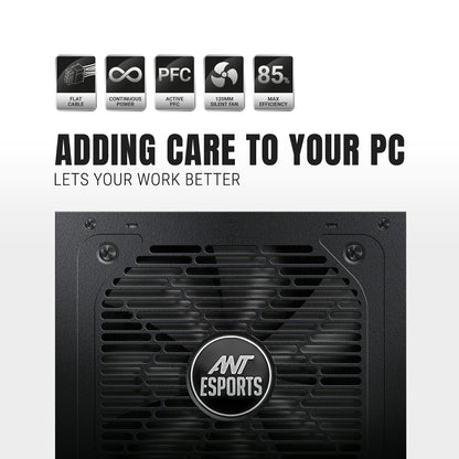 ANT ESPORTS 850W FG850 GOLD NON MODULAR SMPS
