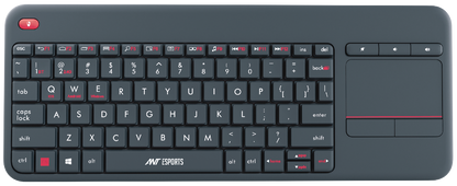 ANT ESPORTS WK100 WIRELESS KEYBOARD WITH BUILT-IN TOUCHPAD (GRAY)