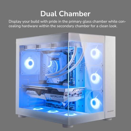 FrostForge X870 Ryzen 7 White Edition Gaming PC