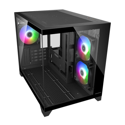 Cougar FV150 mini RGB Black Mini Tower Cabinet